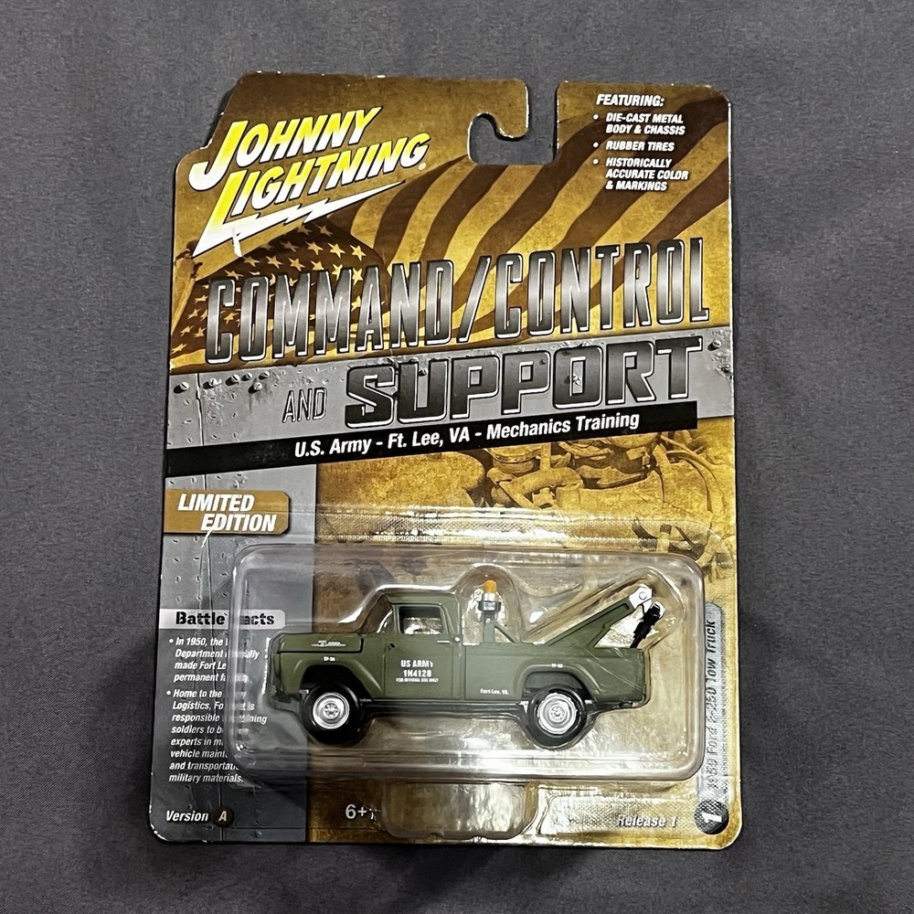 Johnny Lighting Command/Control And Support 1959 Ford F-250 Tow Truck